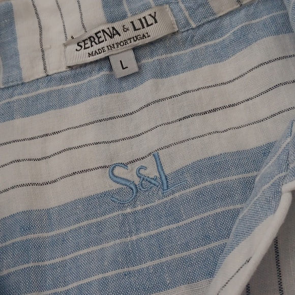 Serena & Lily Intimates & Sleepwear Serena Lilyporto Linen Pjslarge